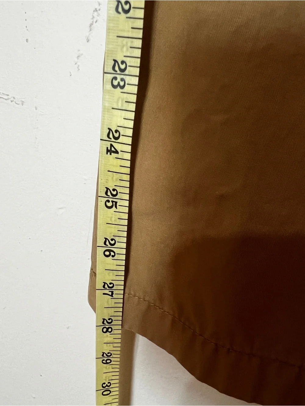 J.CREW 484 Slim Fit Khaki Cotton Twill Chino Pants Men’s 28W Flat Front